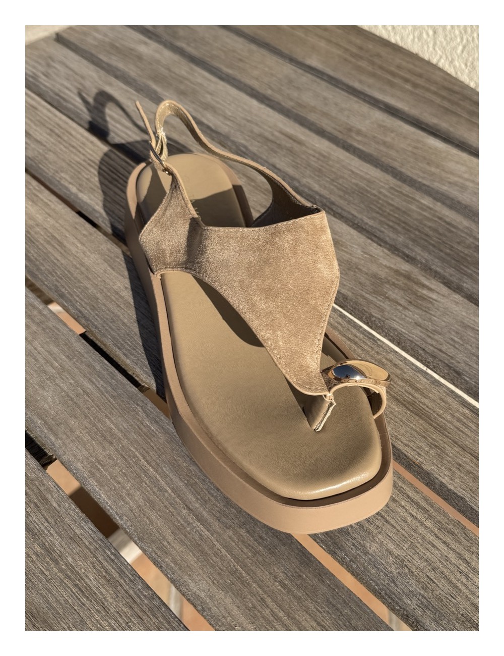 Sandalias con plataforma Liese Khaki