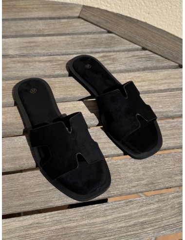 Sandalias planas Elini Noir