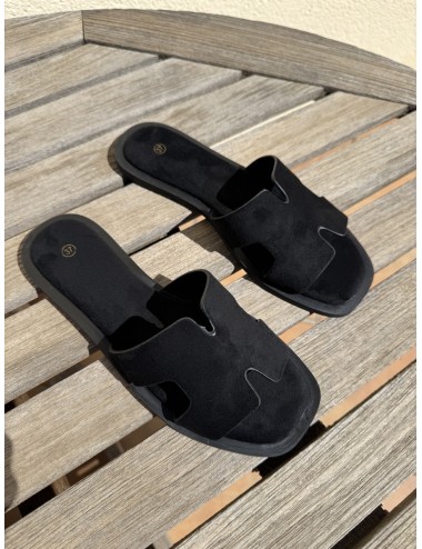 Sandalias planas Elini Noir