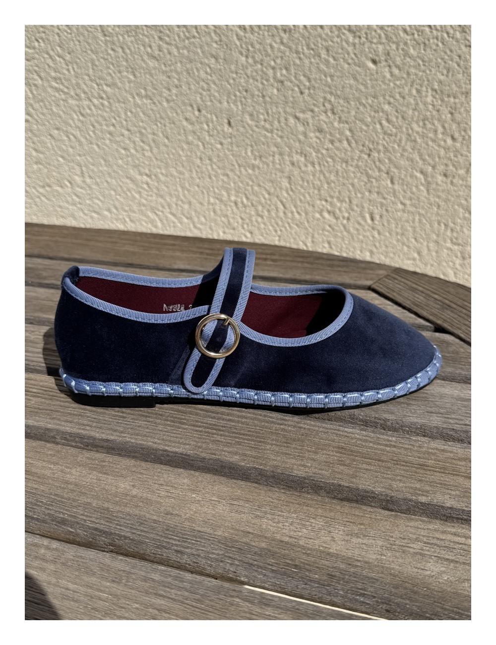 Merceditas de Terciopelo Ardali Blue