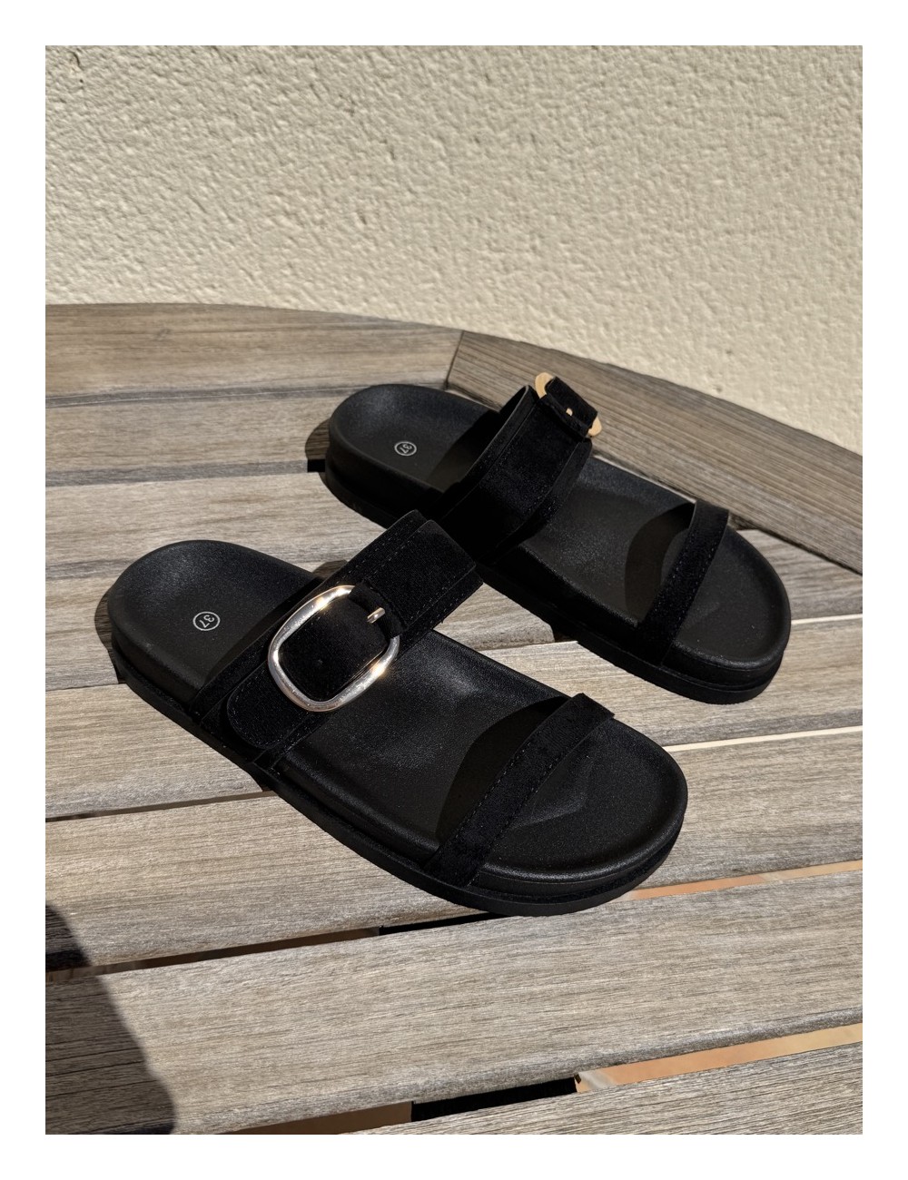 Sandalias con hebilla Fonni Noir