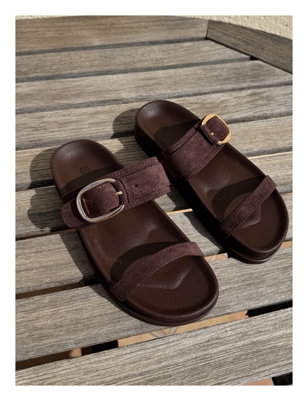 Sandalias con hebilla Fonni Brown