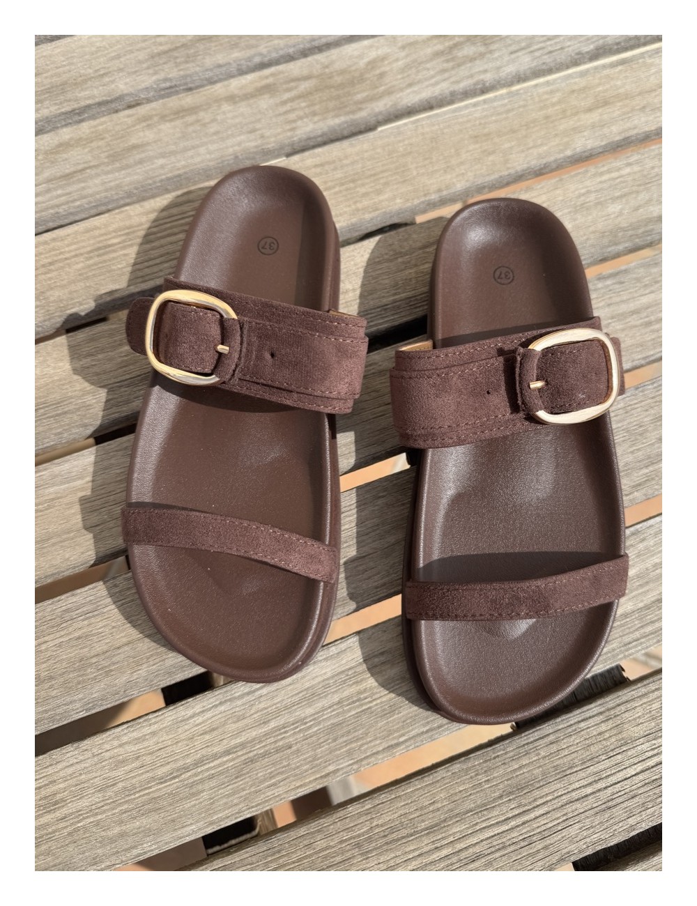 Sandalias con hebilla Fonni Brown