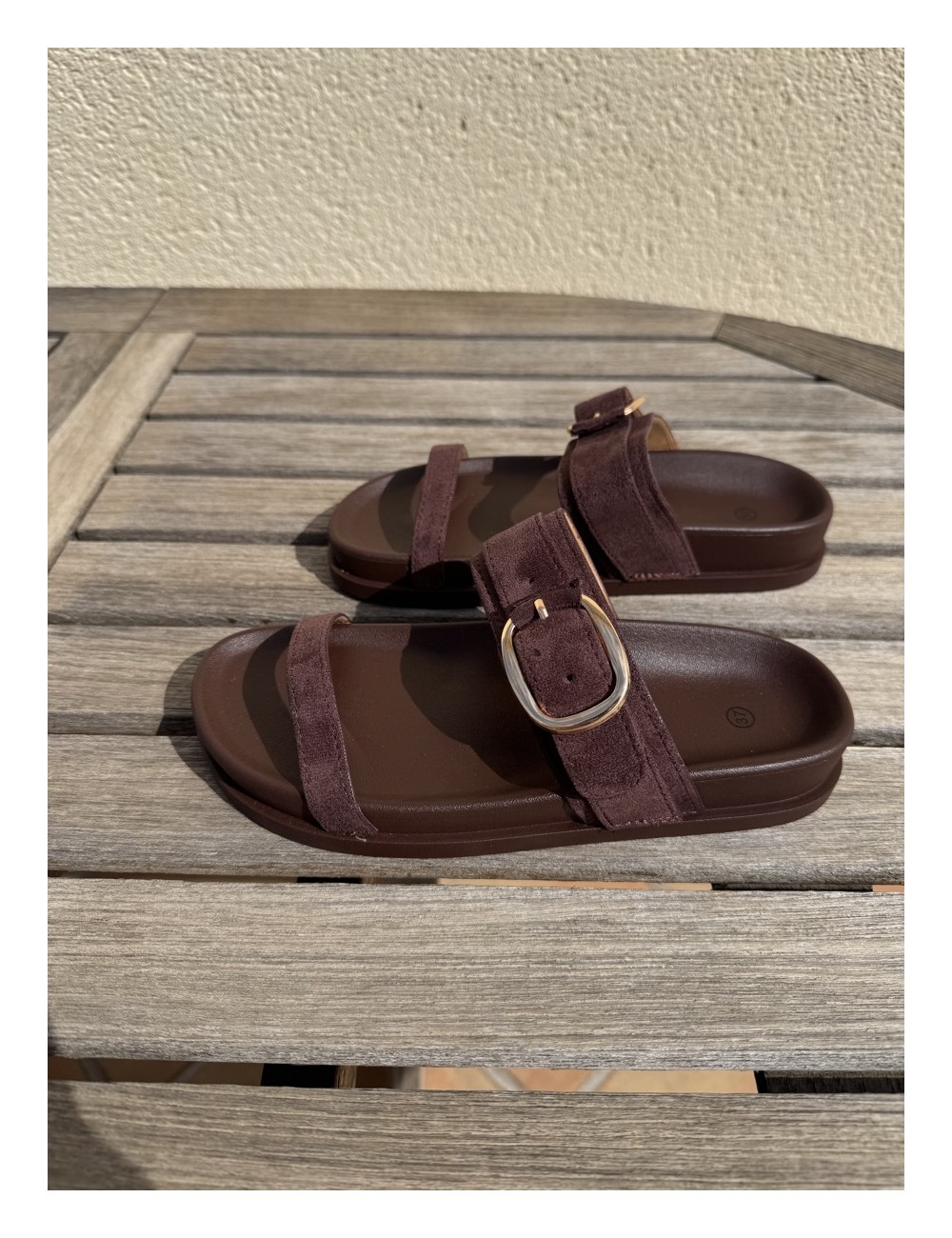 Sandalias con hebilla Fonni Brown