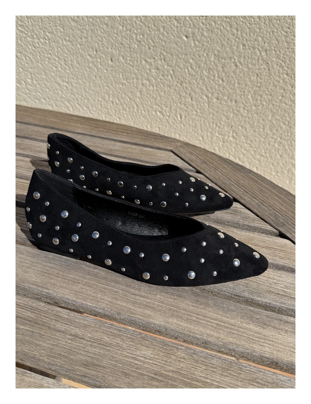 Bailarina Marrón Tachas Triel Noir