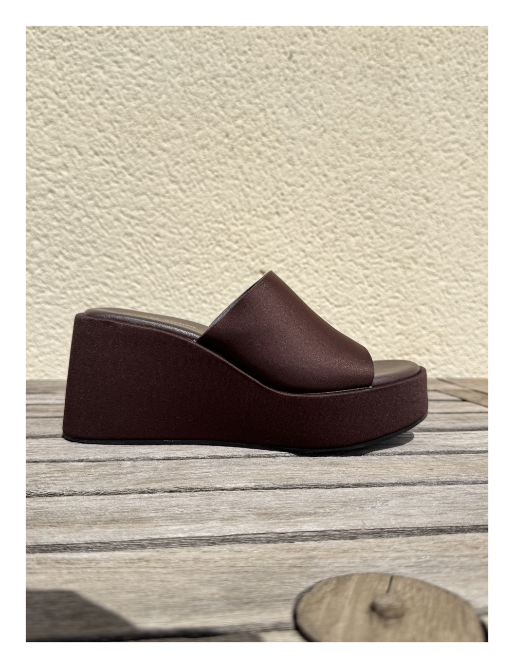 Sandalias con plataforma Palazzo Brown