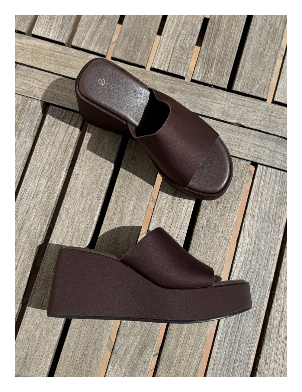 Sandalias con plataforma Palazzo Brown
