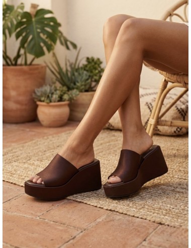 Sandalias con plataforma Palazzo Brown