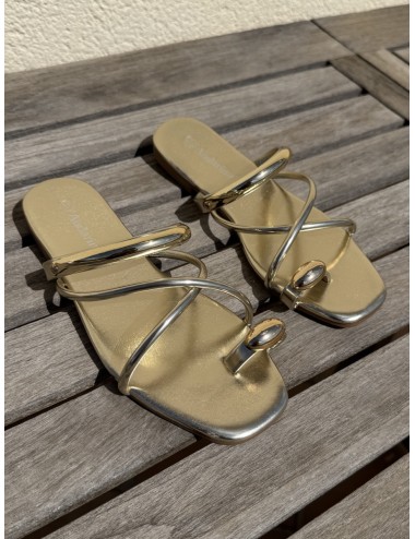 Sandalias con detalle dorado Vernazza Gold