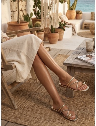 Sandalias con detalle dorado Vernazza Gold