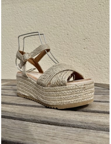 Sandalias de Esparto Lioni Beige