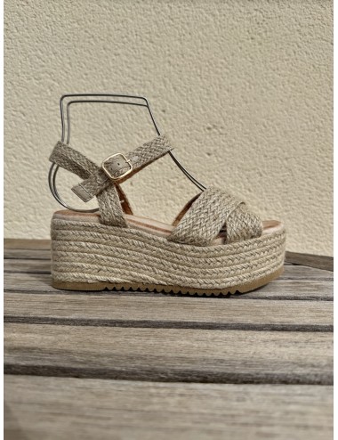 Sandalias de Esparto Lioni Beige