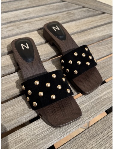 Sandalias con tachuelas Scalo Noir