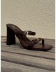 Sandalias de tacón Oriolo Brown