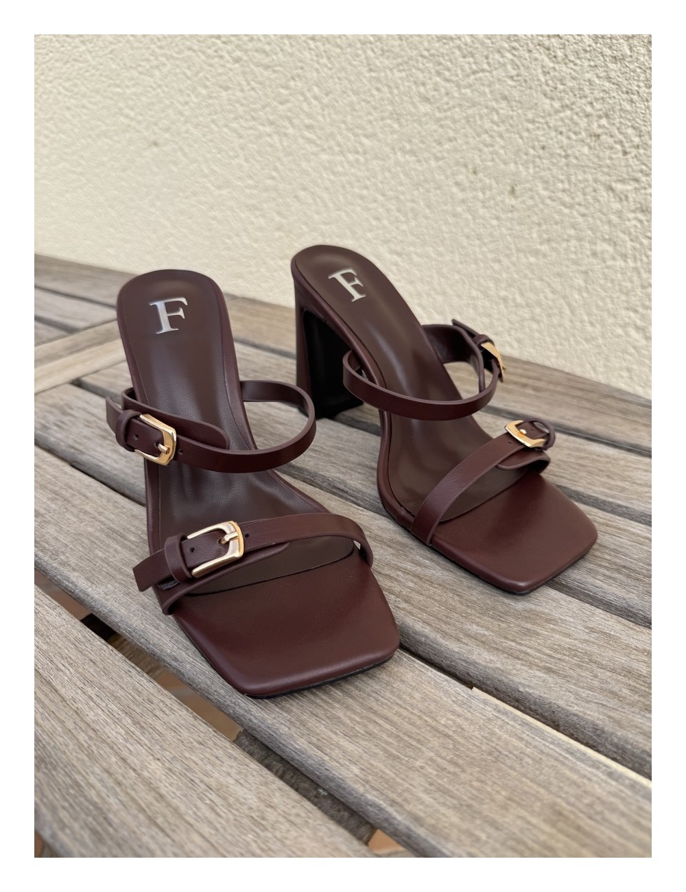 Sandalias de tacón Oriolo Brown