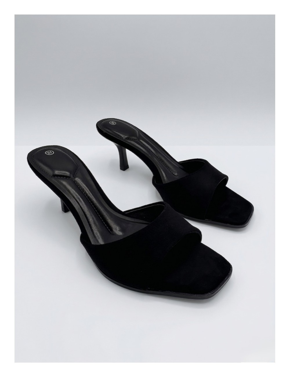 Sandalias de tacon fino Rocca Noir