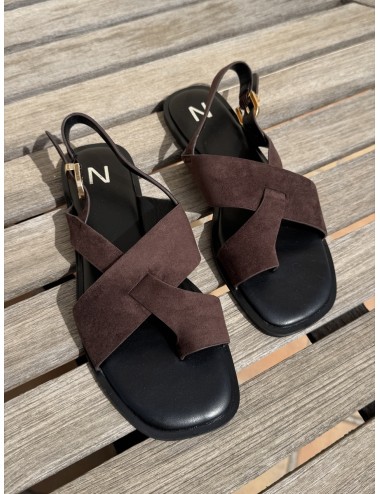 Sandalias Planas Ticci Brown