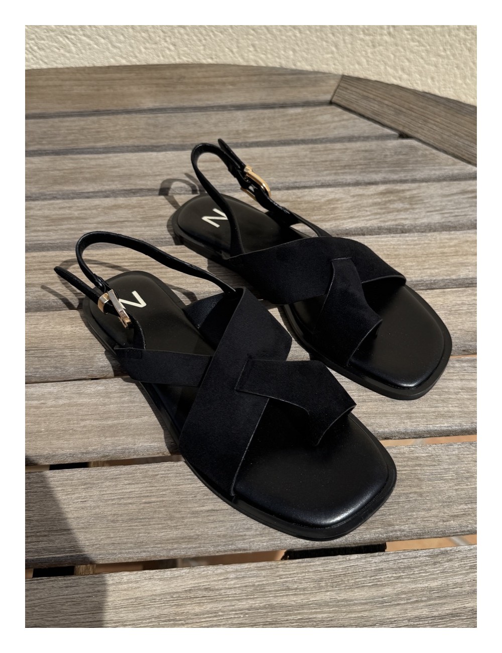 Sandalias Planas Ticci Noir
