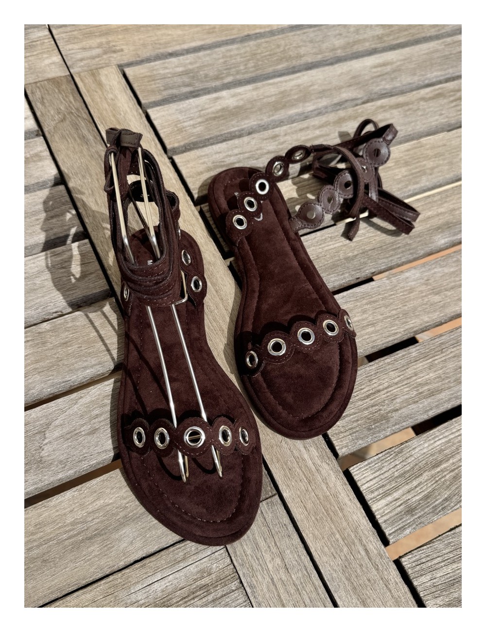 Sandalias con Adornos Tine Brown