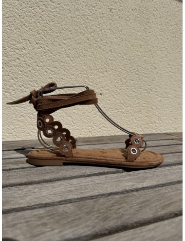 Sandalias con Adornos Tine Camel