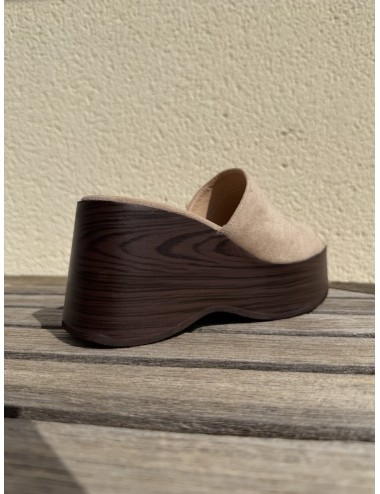 Sandalias con plataforma Tevere Beige