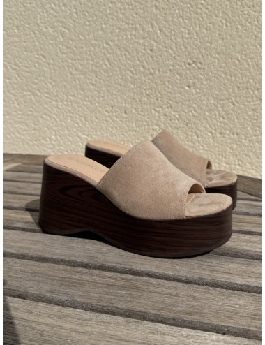 Sandalias con plataforma Tevere Beige