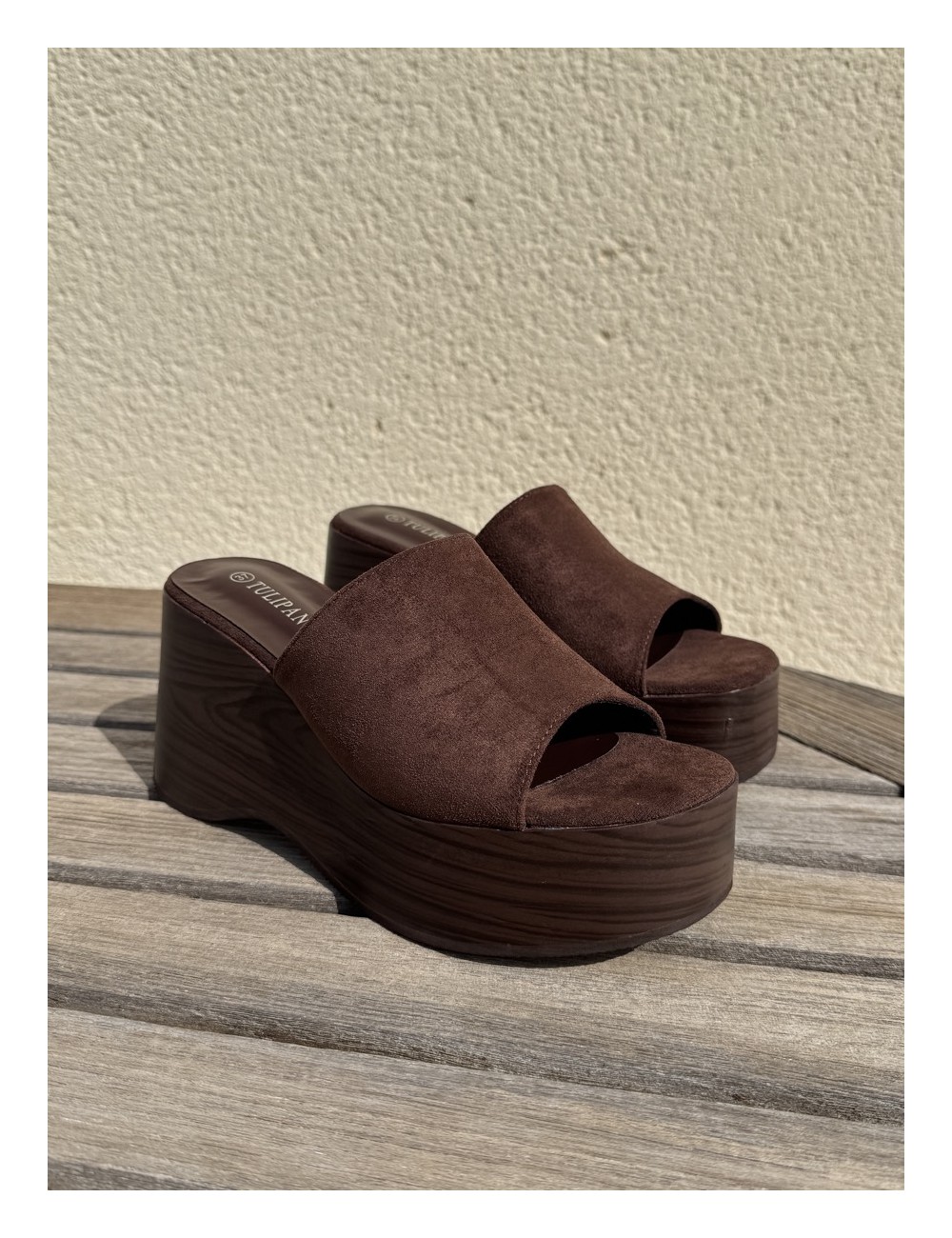 Sandalias con plataforma Tevere Brown