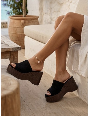Sandalias con plataforma Tevere Noir