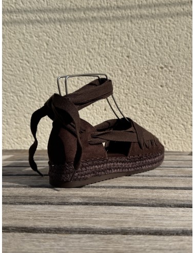 Alpargatas de Cintas al Tobillo Noci Brown
