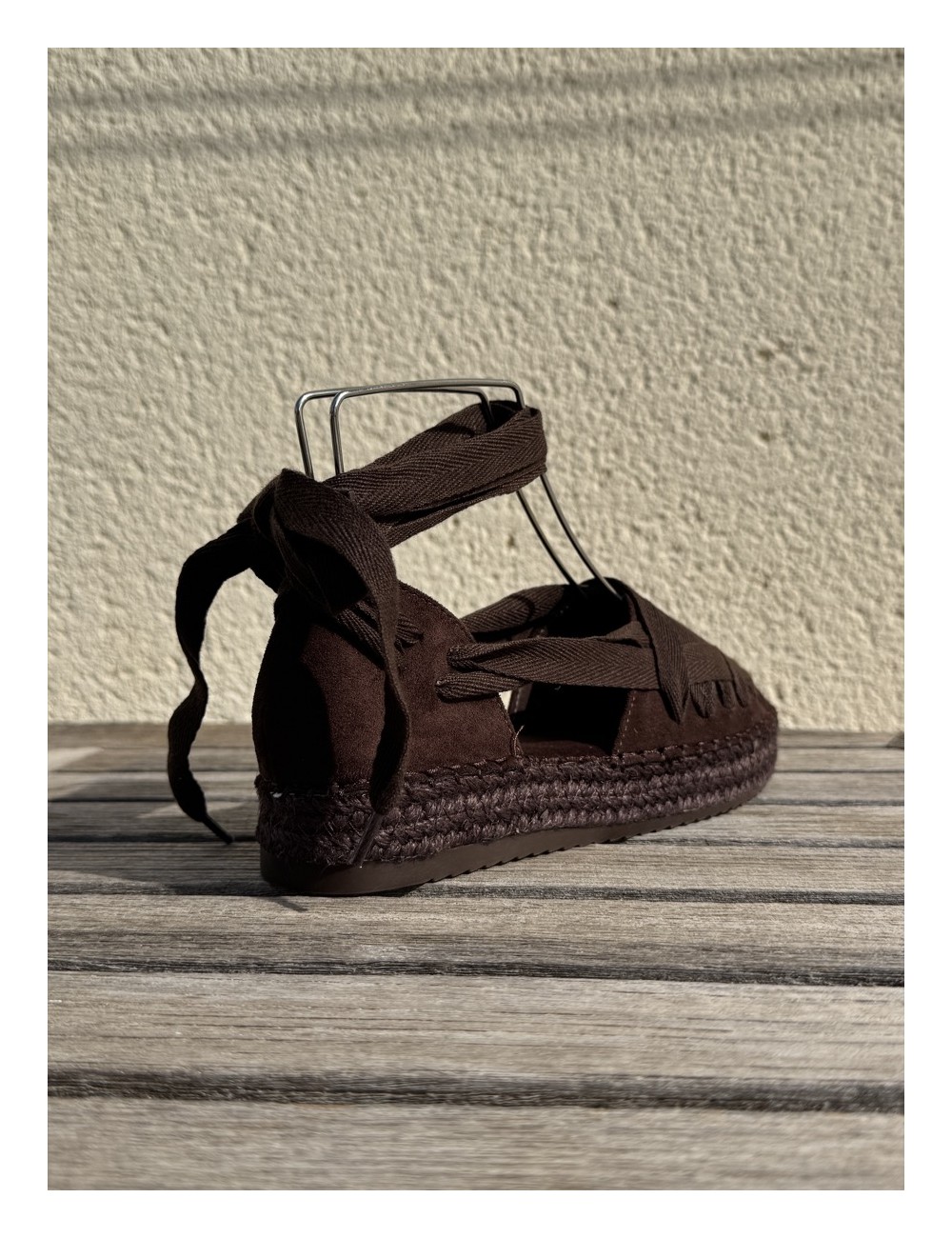 Alpargatas de Cintas al Tobillo Noci Brown