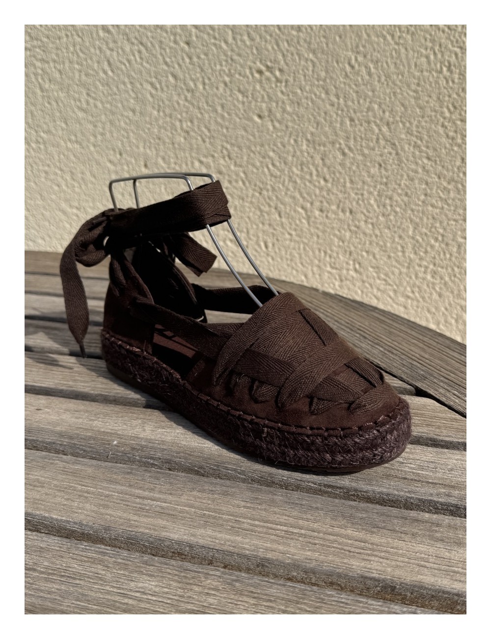 Alpargatas de Cintas al Tobillo Noci Brown