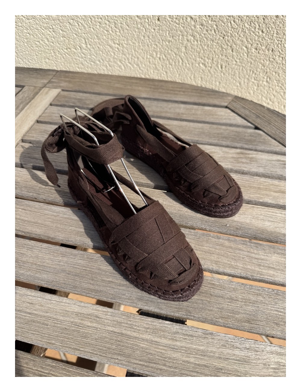 Alpargatas de Cintas al Tobillo Noci Brown