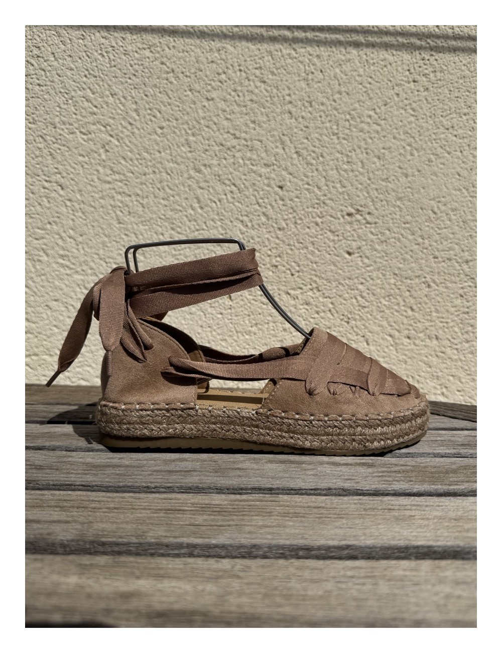 Alpargatas de Cintas al Tobillo Noci Kaki