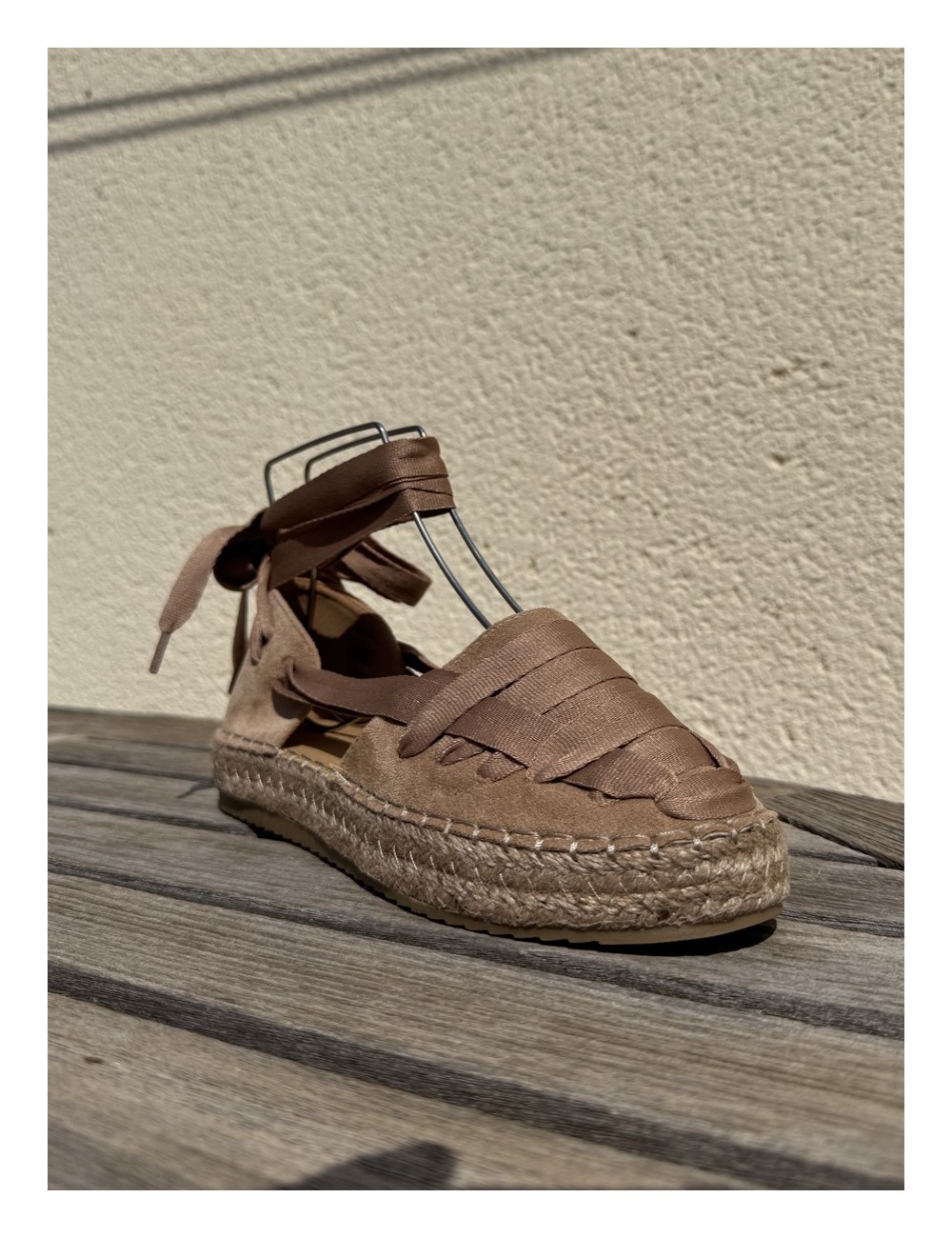 Alpargatas de Cintas al Tobillo Noci Kaki