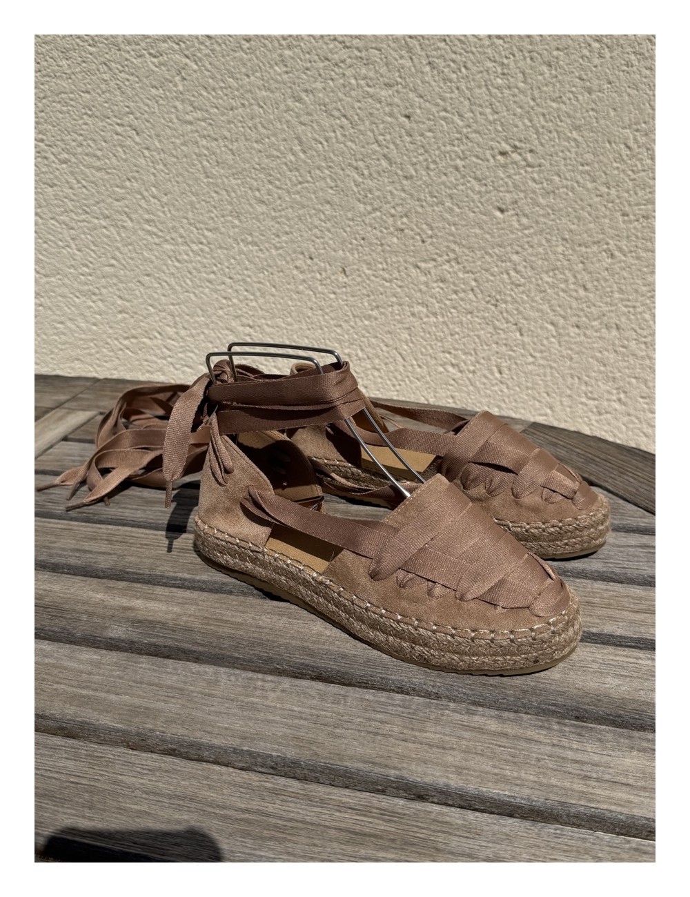 Alpargatas de Cintas al Tobillo Noci Kaki