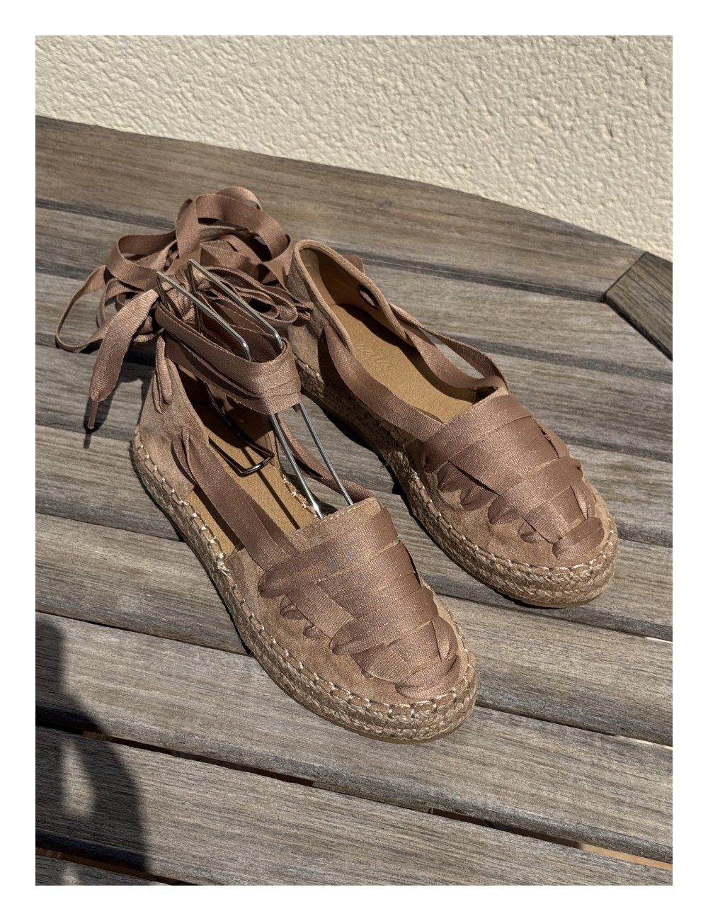 Alpargatas de Cintas al Tobillo Noci Kaki