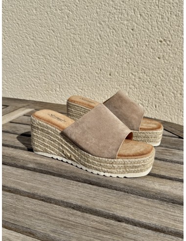 Sandalias con plataforma Sabini Khaki