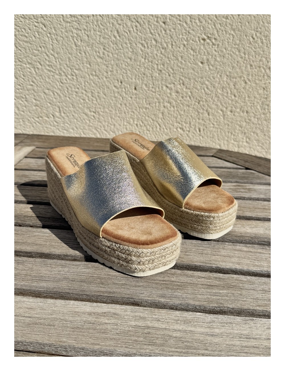 Sandalias con plataforma Sabini Gold