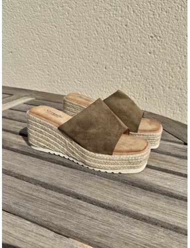 Sandalias con plataforma Sabini Green