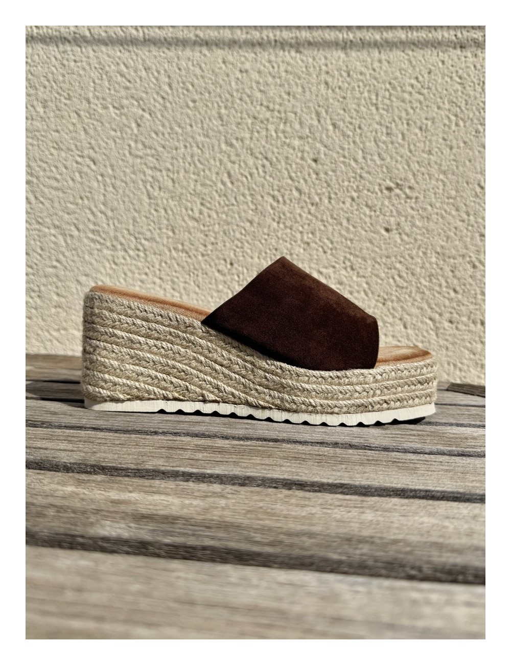 Sandalias con plataforma Sabini Brown