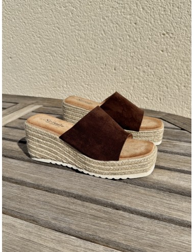 Sandalias con plataforma Sabini Brown