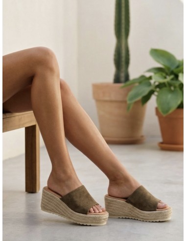 Sandalias con plataforma Sabini Green