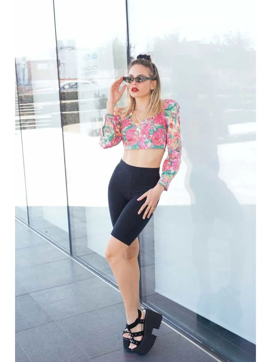 Sandalias con Plataforma Piara Noir