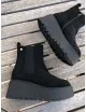 Botas con Plataforma y cremallera Corse Noir