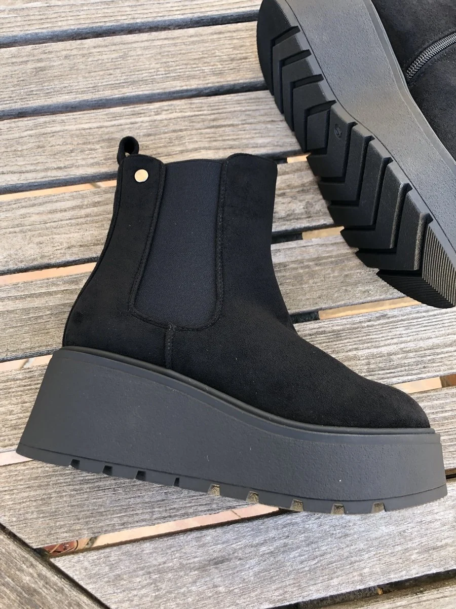 Botas con Plataforma y cremallera Corse Noir