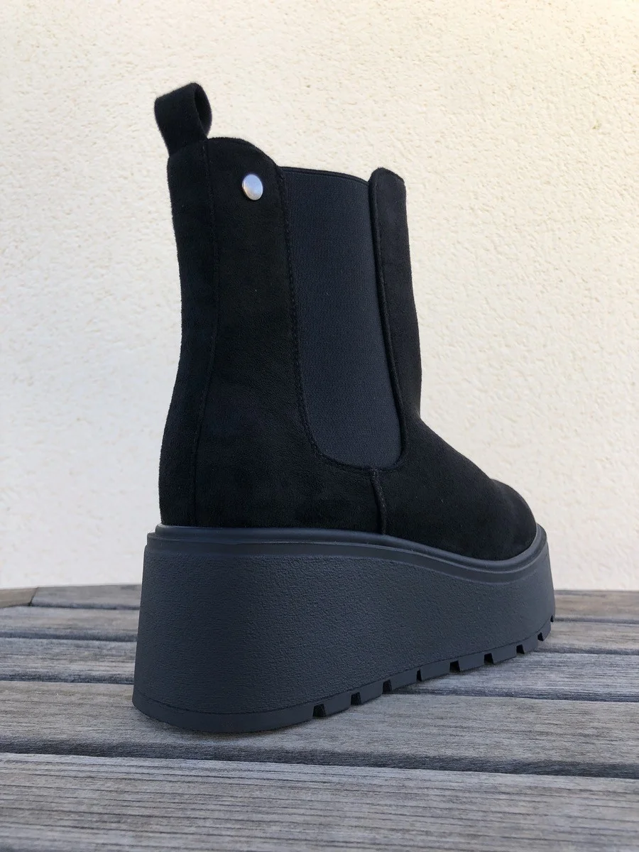 Botas con Plataforma y cremallera Corse Noir
