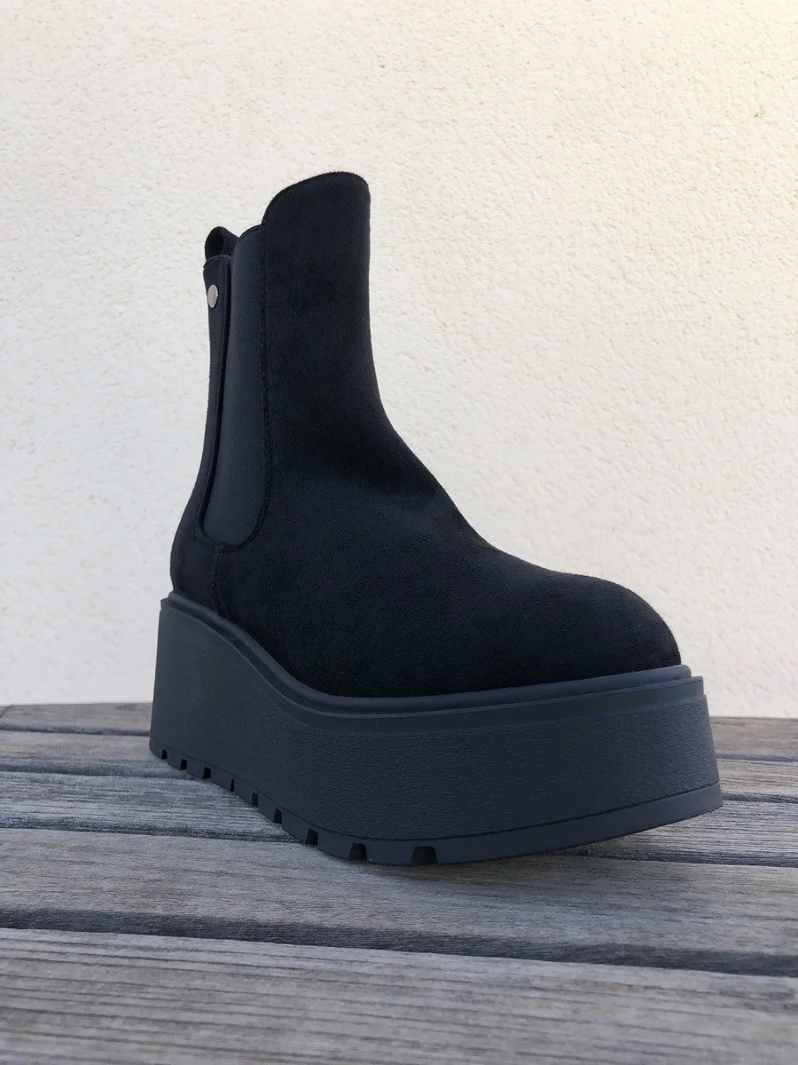Botas con Plataforma y cremallera Corse Noir